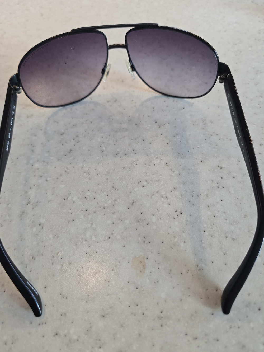 Armani Exchange A|X Aviator Sunglasses 525514 Garnet 57-15-140 Purple Lens - Picture 3 of 7